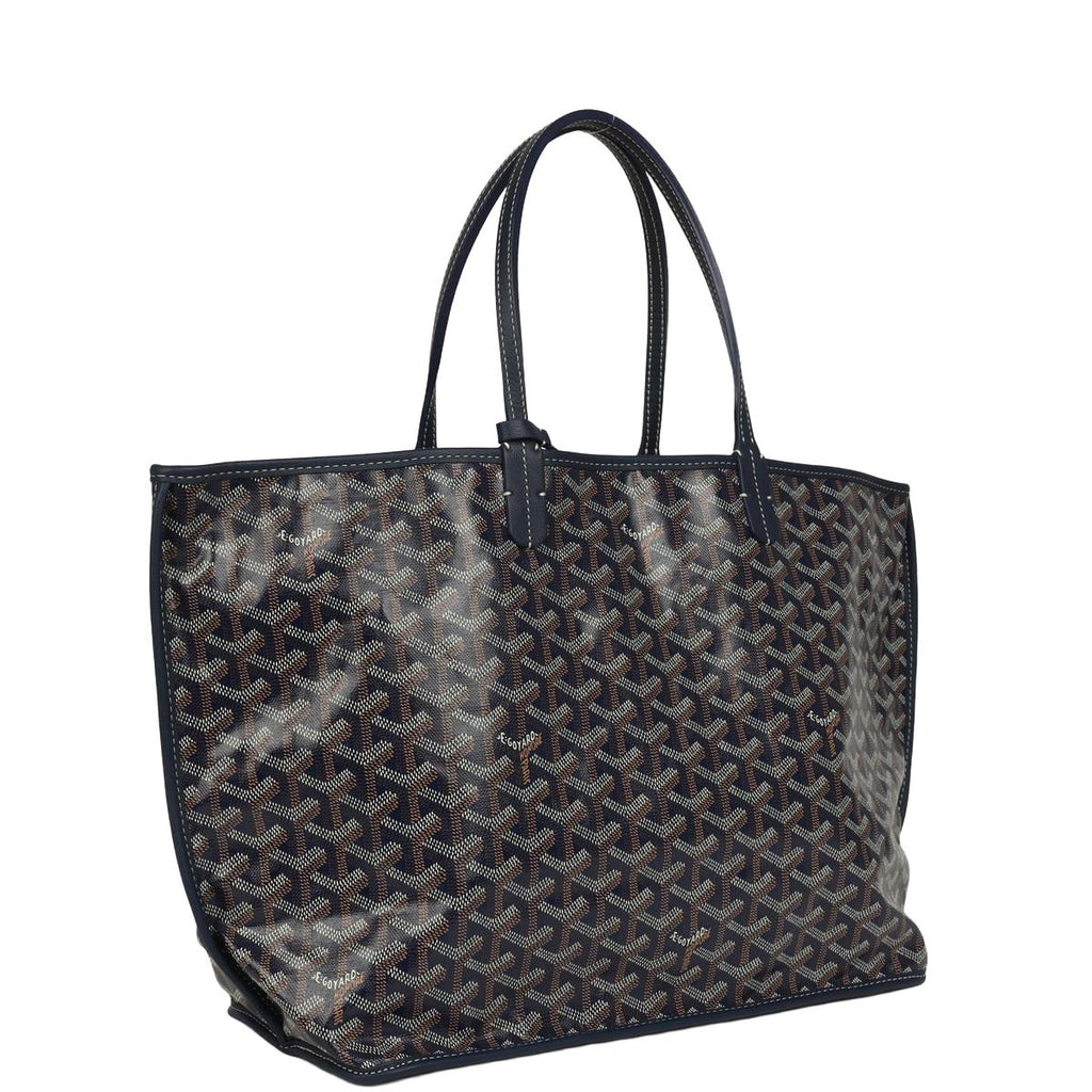 Goyard Anjou PM Reversible Tote — Navy