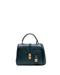 Celine Small 16 Calfskin Bag Black - Front view