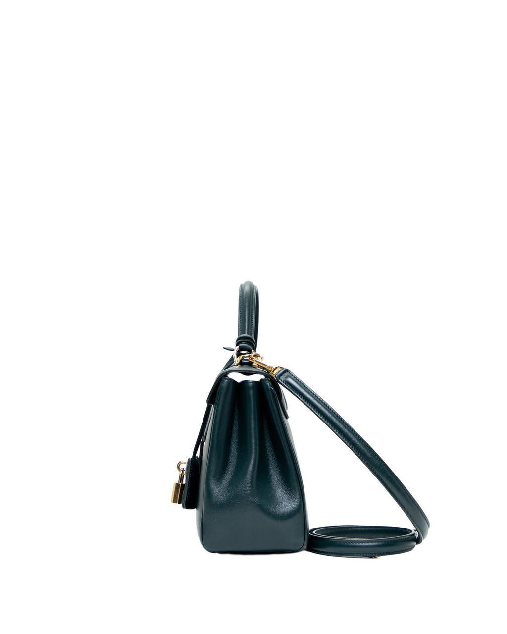 Celine Small 16 Calfskin Bag Black - Side view