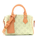 Louis Vuitton Monogram Origine Lin Speedy Bandouliere 20 Vert Asniere