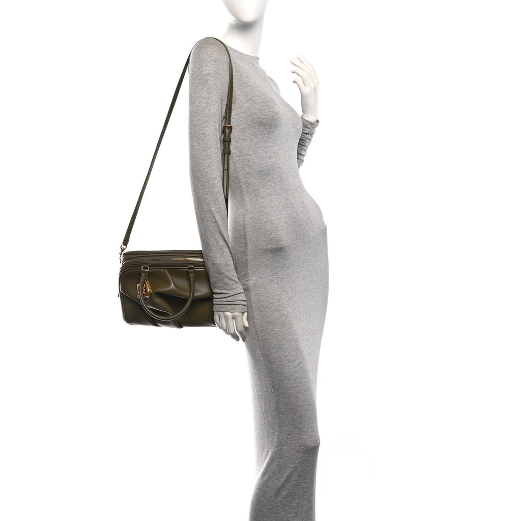 Marc Jacobs Lambskin Small The Wave Bag Olive