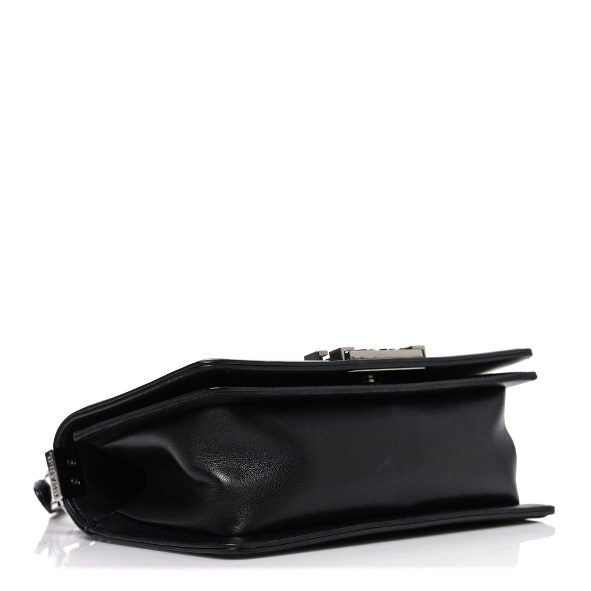 Chanel Patent Calfskin Quilted Small Boy Flap Burgundy