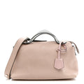 Fendi Vitello Dolce 4 Color Medium By The Way Boston Bag Soap Grigio Perla Multicolor