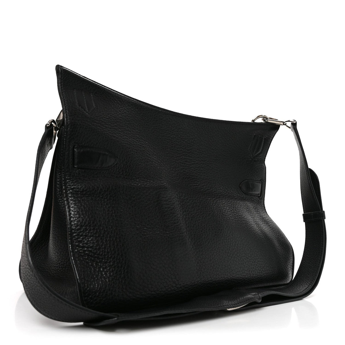 Hermès Taurillon Clemence Jypsiere 37 Black