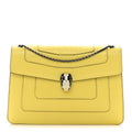 BVLGARI SERPENTI FOREVER SHOULDER BAG IN YELLOW CALFSKIN