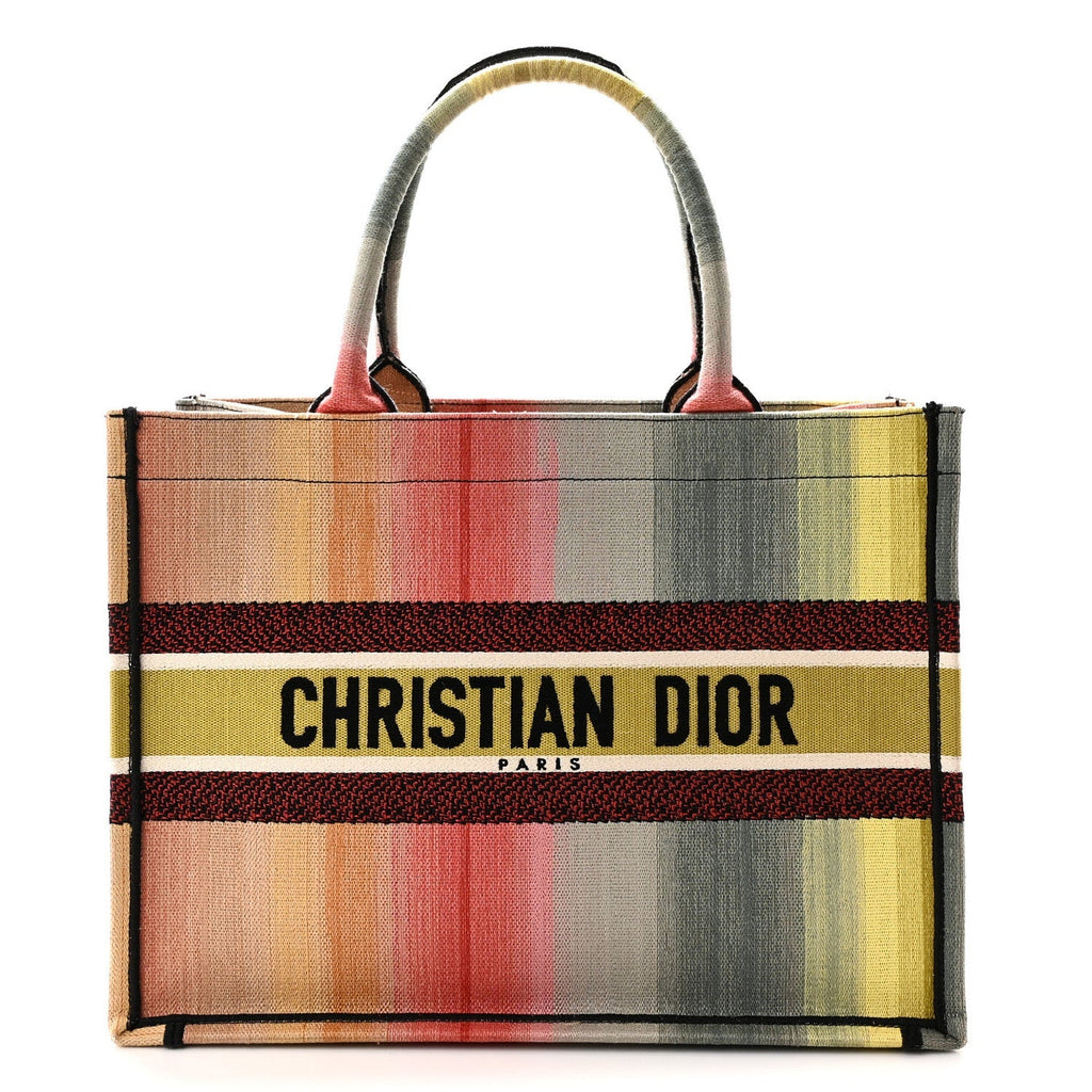 Dior Medium Dioraura Book Tote Multicolor front view