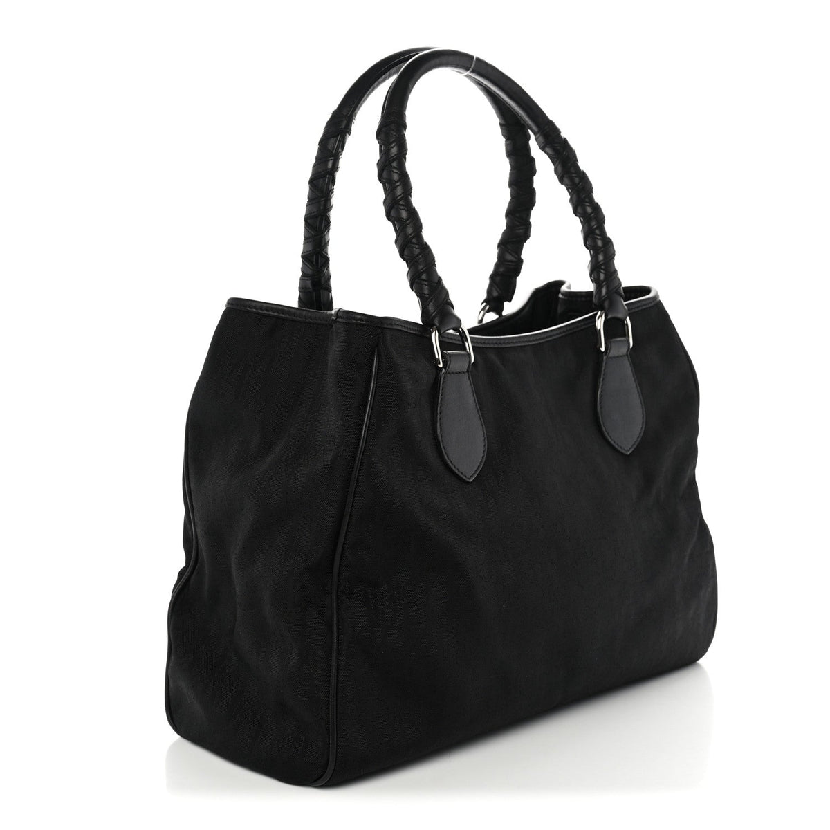 Dior Nylon Monogram Small Lovely Tote Black