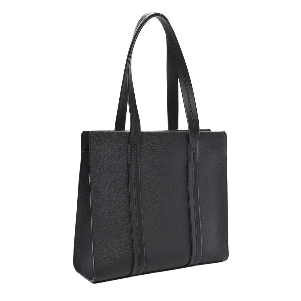 Side profile view - Louis Vuitton LV Aerogram Tote Black