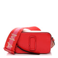 Marc Jacobs Saffiano Small Snapshot Camera Bag Red Beige