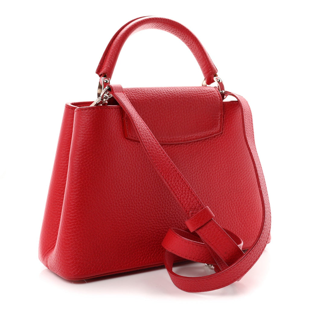 Louis Vuitton Taurillon Capucines BB Scarlet Red