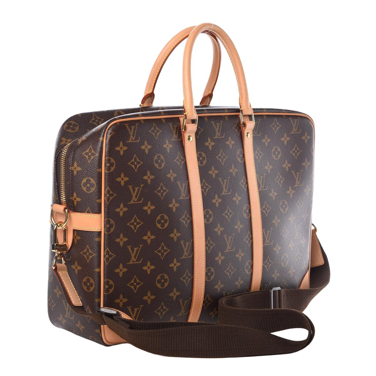 Louis Vuitton Porte Documents Voyage GM Monogram side view