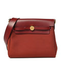 Hermès Military Toile Vache Hunter Herbag Zip Retourne 20 Rouge H