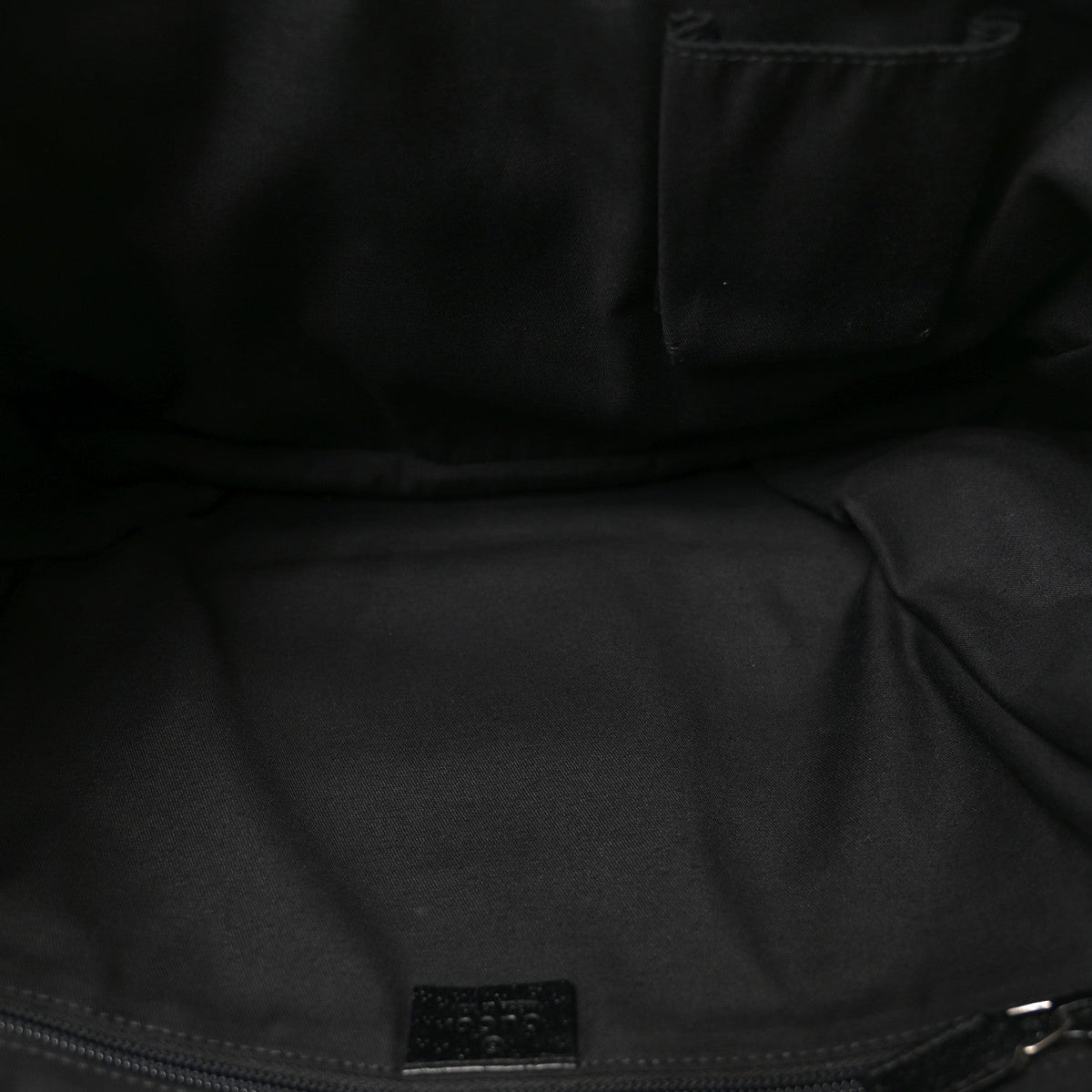 Gucci GG Monogram Medium Web Handle Double Pocket Tote Black