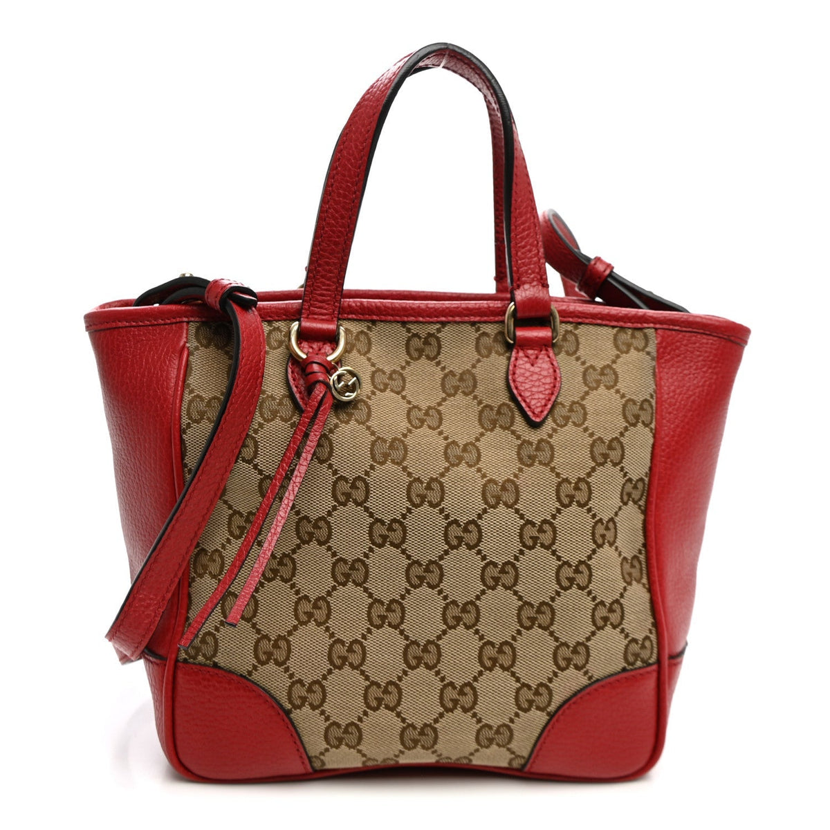 Gucci Monogram Small Bree Tote Red