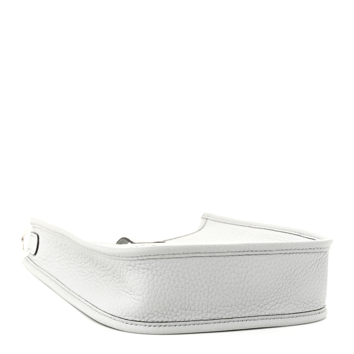 Hermès Taurillon Clemence Amazone Evelyne TPM Bleu Pale Gris Etain