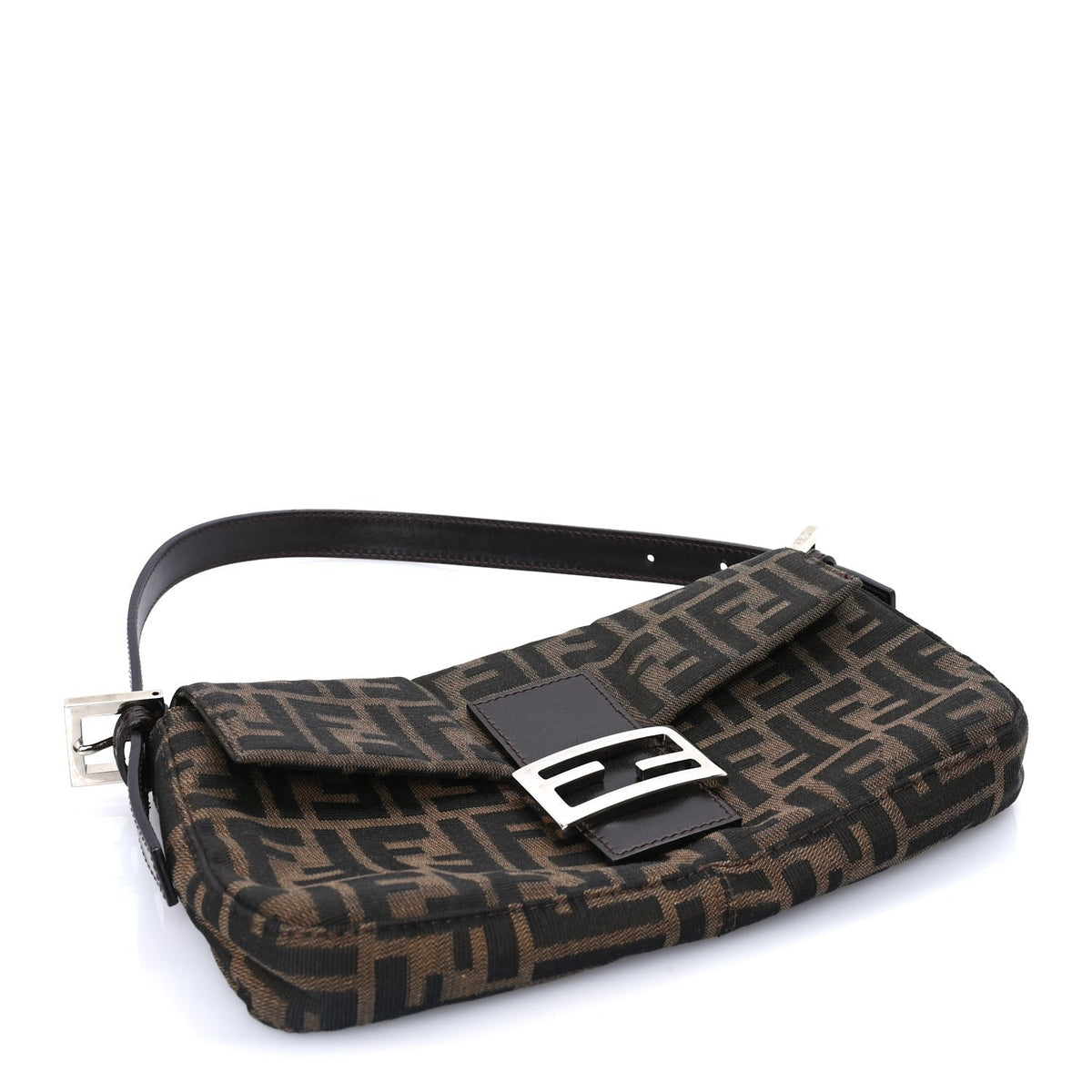 Fendi Zucca Baguette Tobacco Brown