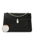 BVLGARI SERPENTI FOREVER SHOULDER BAG IN BLACK CALFSKIN