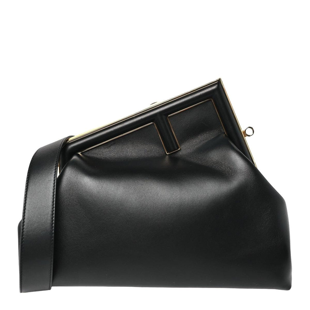 Fendi First Medium leather bag 3/4 front view