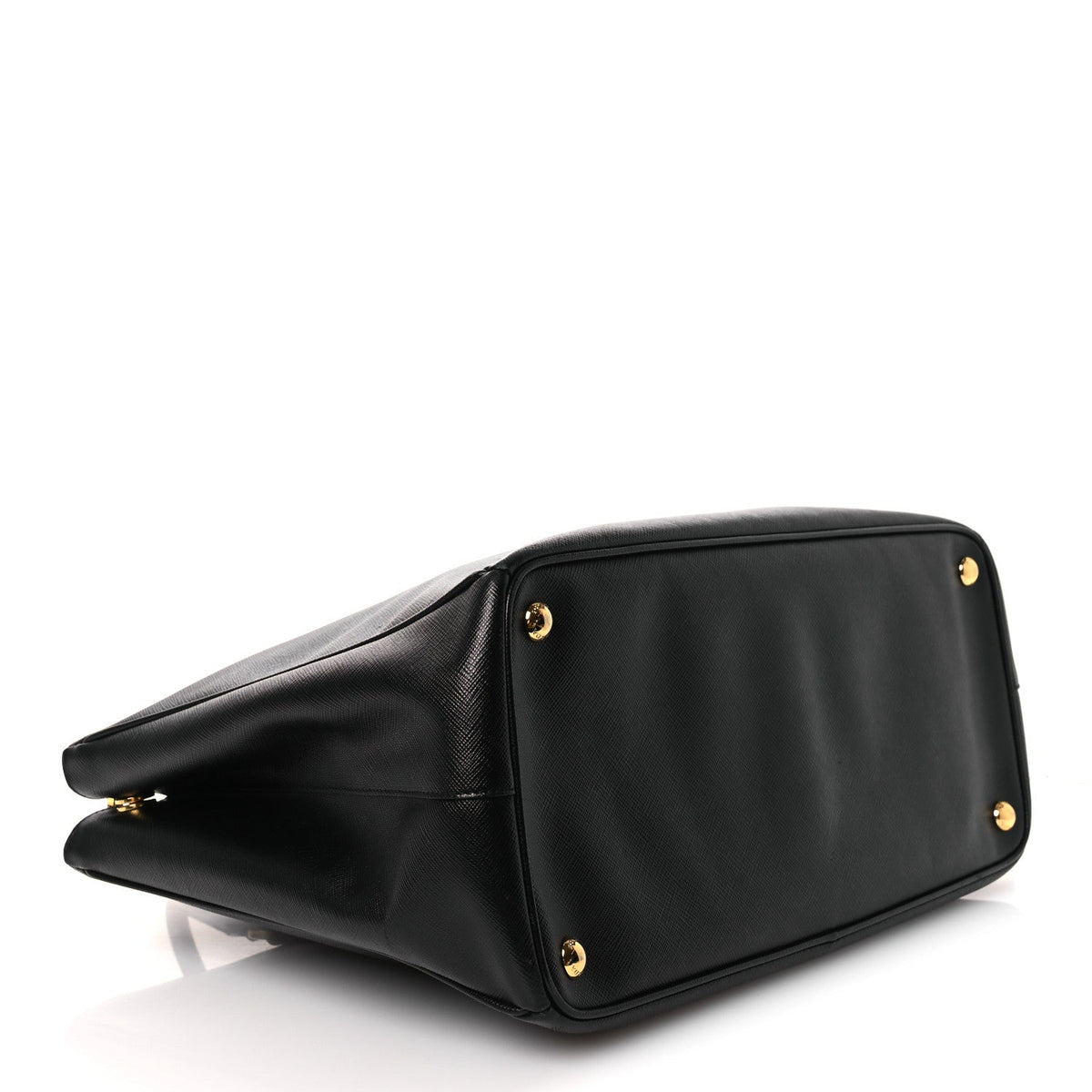 Prada Saffiano Large Galleria Double Zip Tote Black