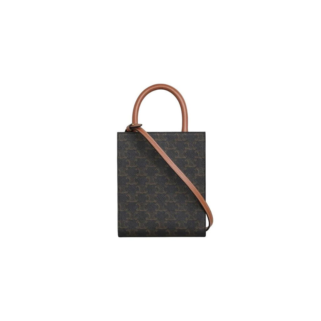 Celine Trotteur Triomphe Canvas CELINE print back view