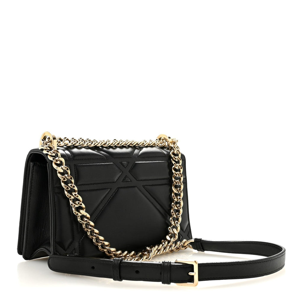 Dior Calfskin Small Diorama Flap Bag Black