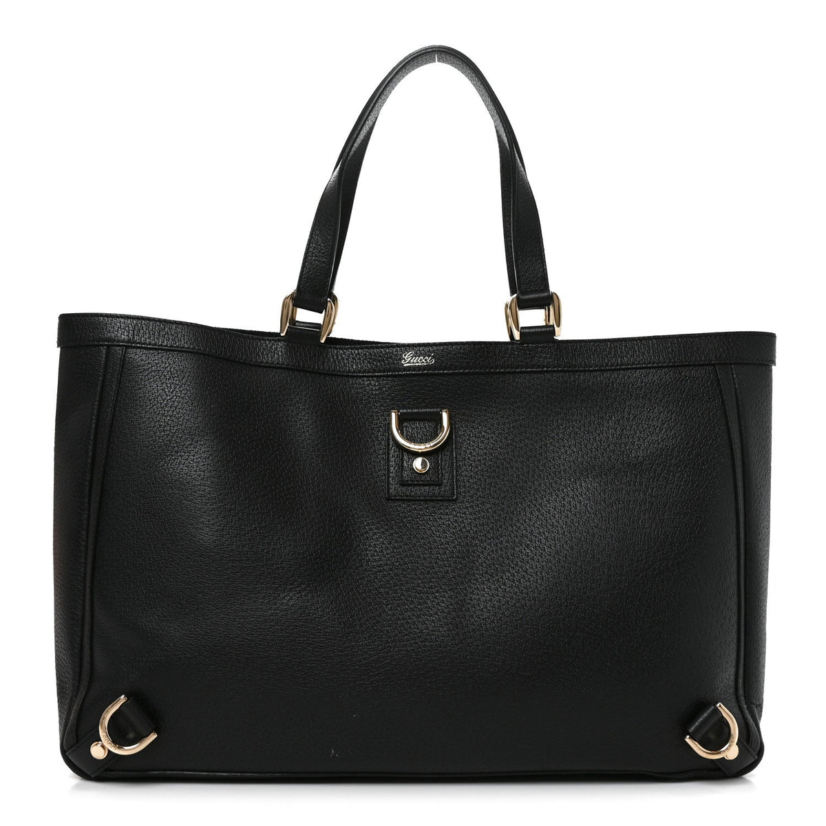 Gucci Calfskin Large Abbey Tote Black