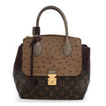 Louis Vuitton Monogram Ostrich Lizard Majestueux PM Bordeaux