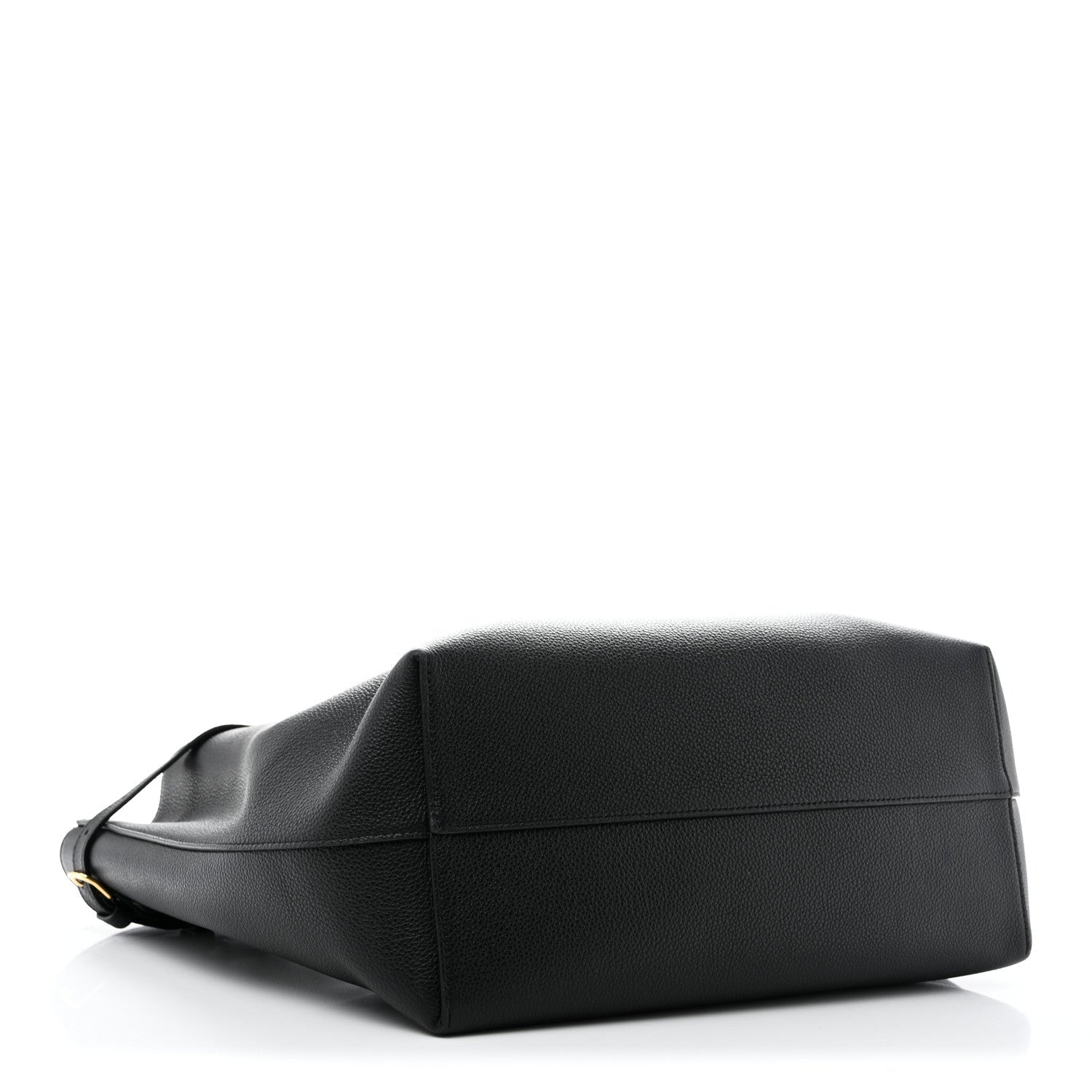 Celine Grained Calfskin Triomphe Medium Cabas Anais Black
