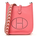 Hermès Taurillon Clemence Allegro Evelyne TPM Rose Azalee Rose Confetti