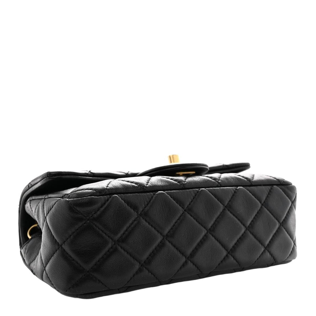 Chanel Pearl Crush Mini Flap - bottom view
