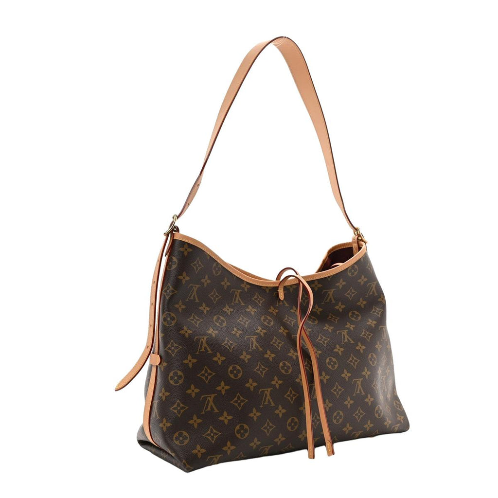 Side profile view - Louis Vuitton Monogram CarryAll MM