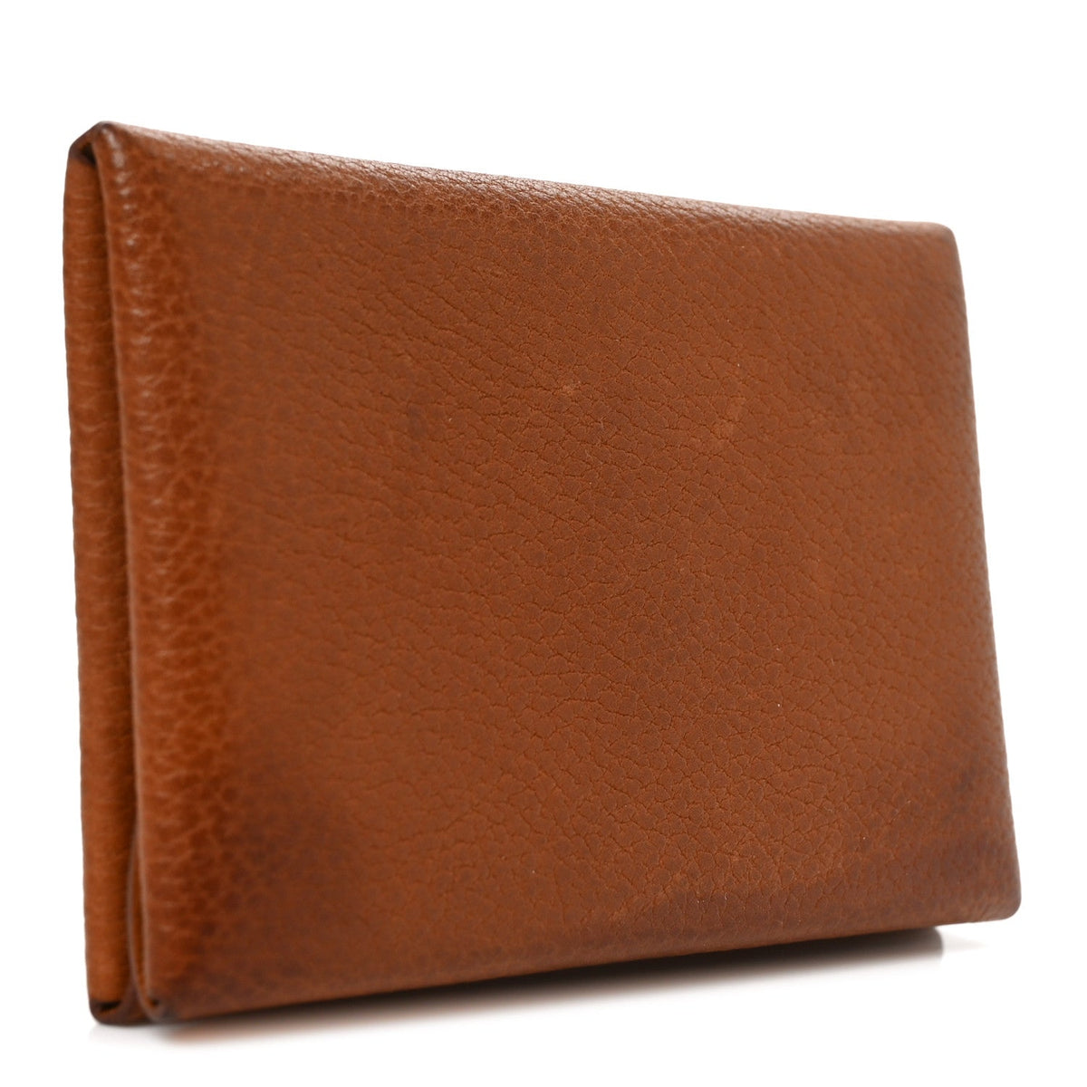Hermès Barenia Faubourg Calvi Duo Card Case Fauve