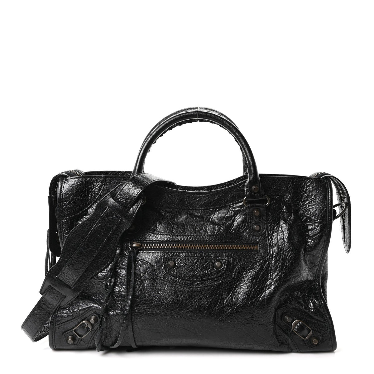 Balenciaga Agneau Classic Hardware City Black