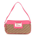 Dior Monogram Street Chic Shoulder Bag Pink Beige