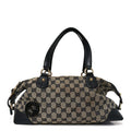 Gucci Monogram Brick Lane Small Boston Navy
