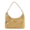 Prada Satin Crystal Mini Re-Edition 2000 Bag Platino