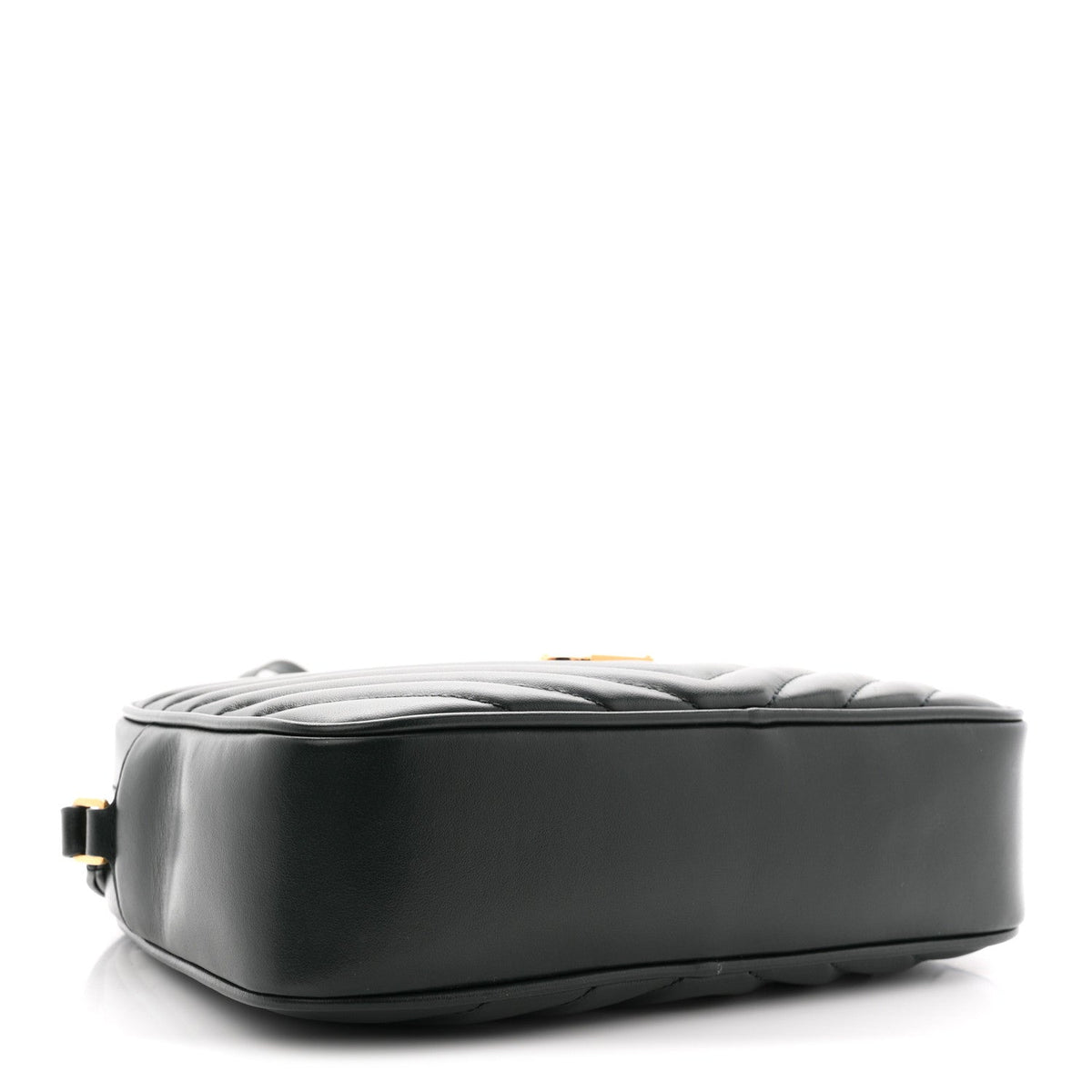 Saint Laurent Calfskin Matelasse Monogram Lou Camera Bag Military Green