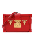 Louis Vuitton Vernis Petite Malle Red