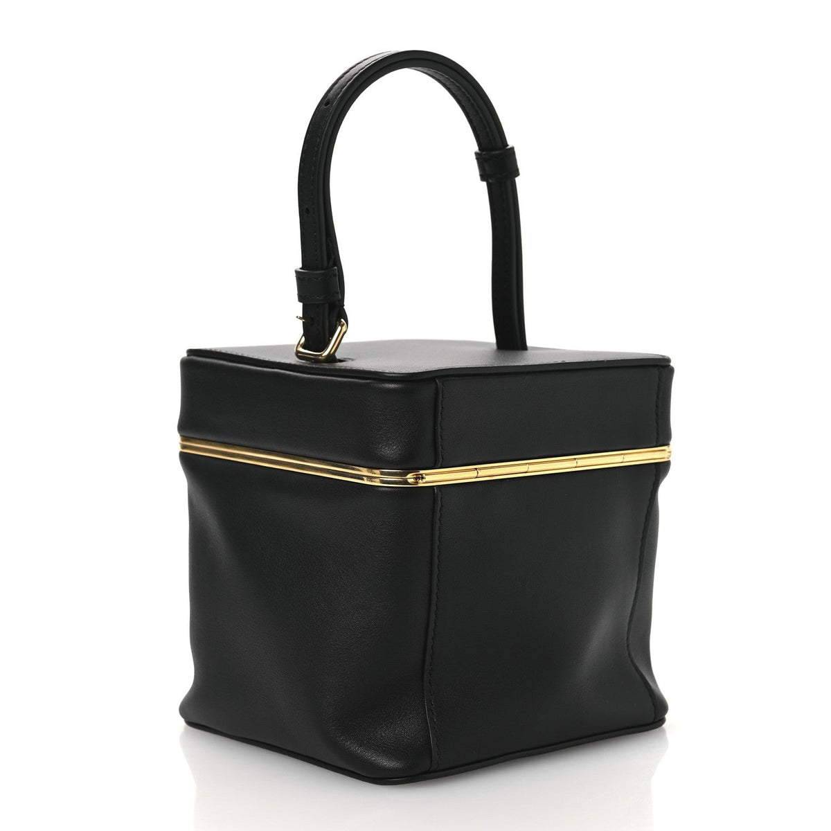 Celine Supple Calfskin Cube Frame Bag Black