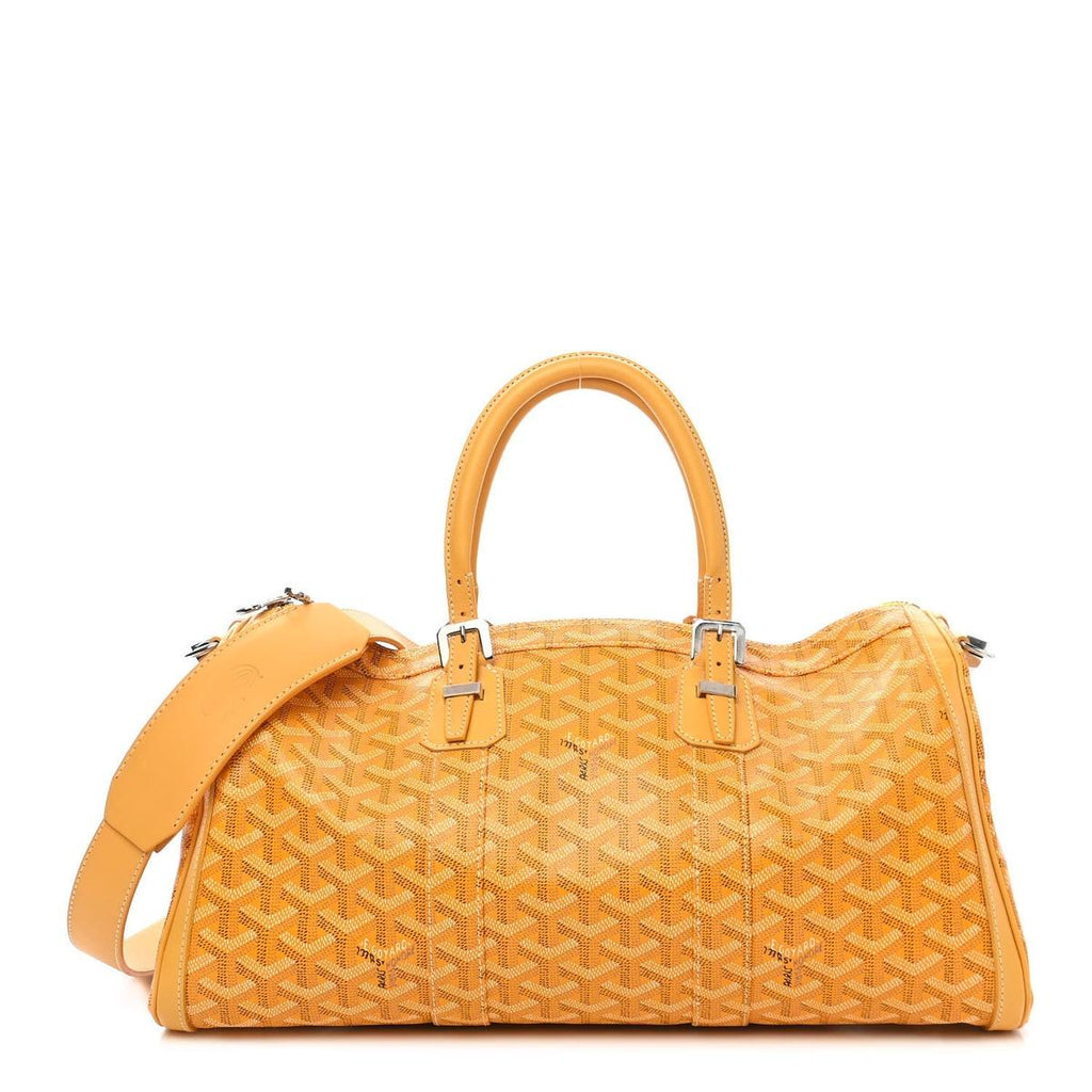 Goyard Croisiere 35 Jaune - 3/4 front view