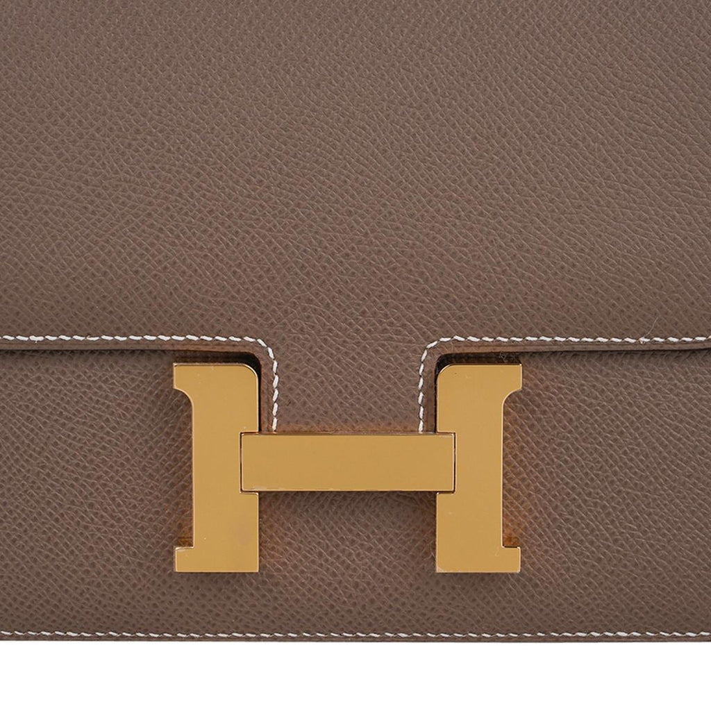 Hermès Constance 18 Etoupe Epsom side view