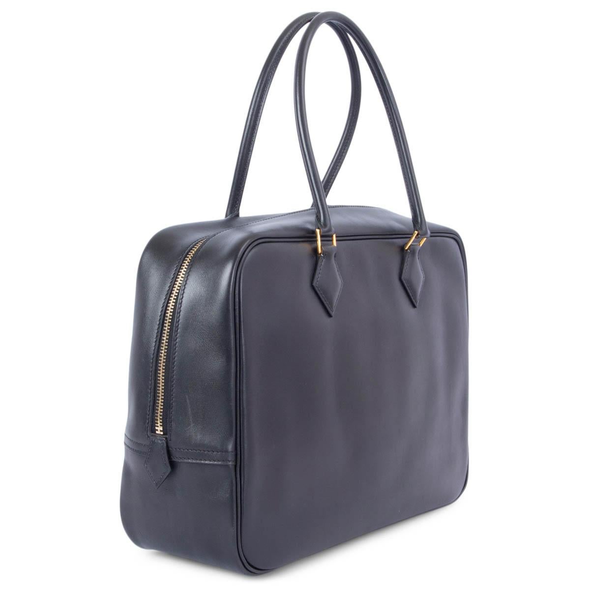 Hermès Plume 32 Graphite Togo side view
