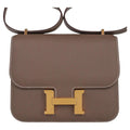 Hermès Constance 18 Etoupe Epsom front view