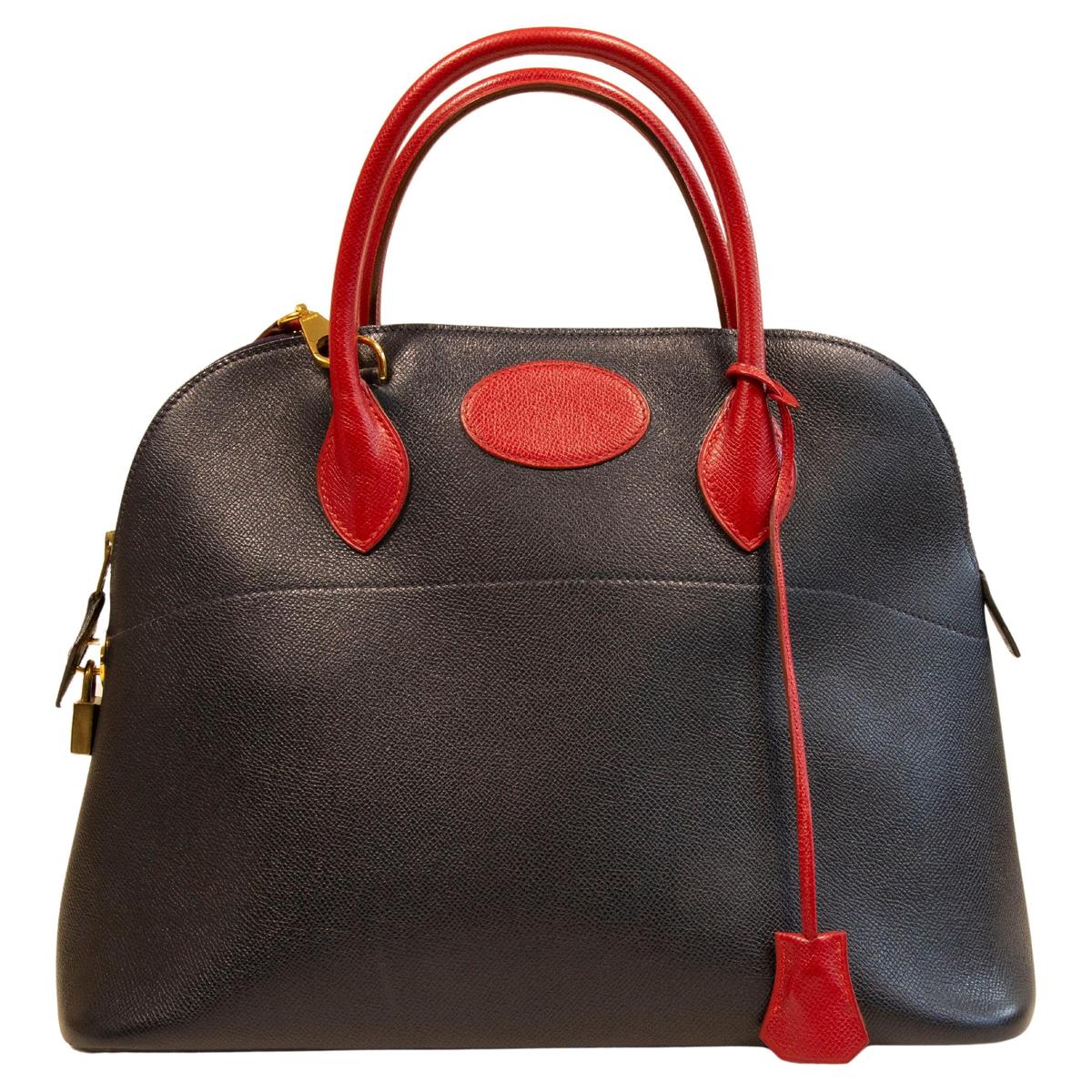 Hermès Bolide 37 Dark Navy front view