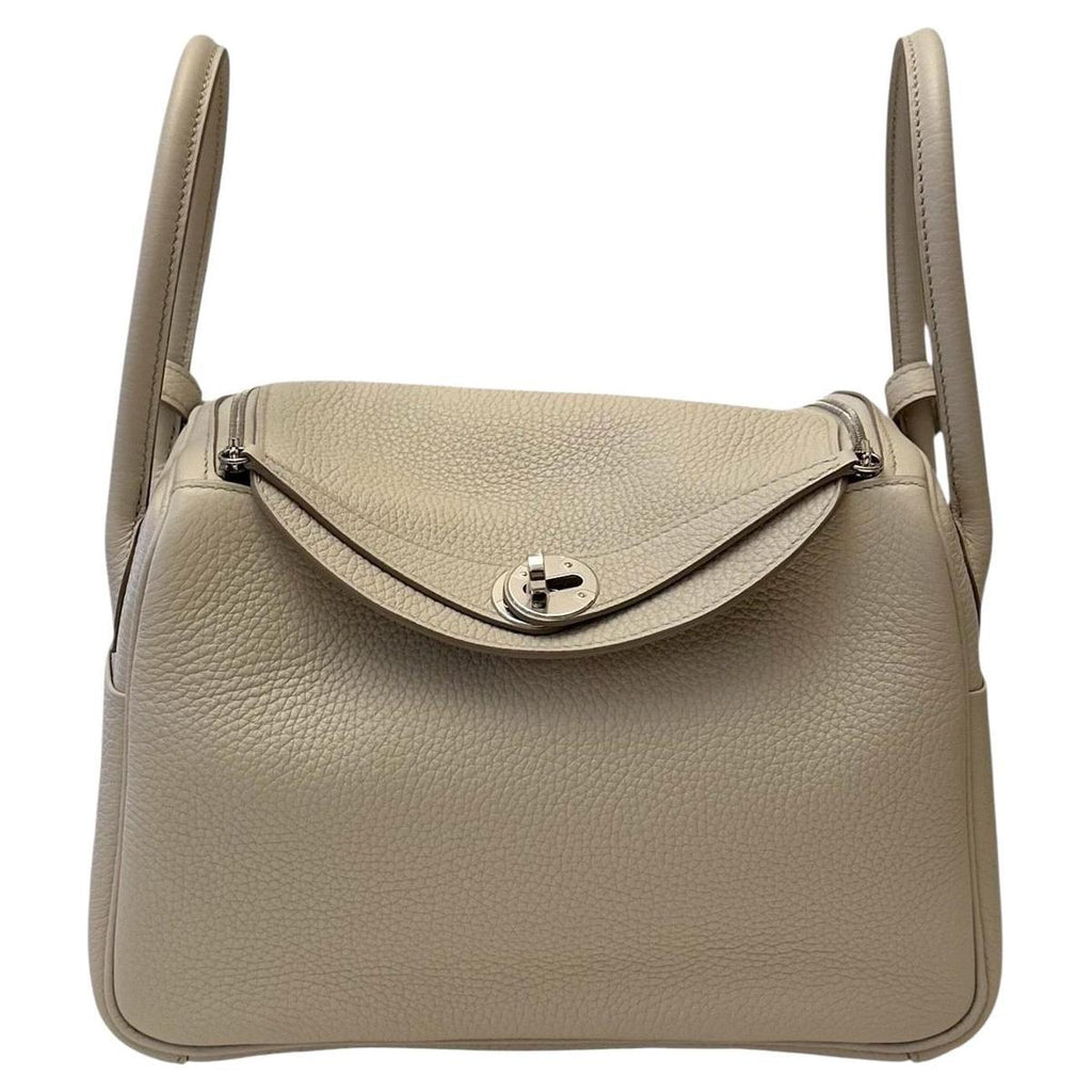 Hermès Lindy 26 Craie Clemènce front view