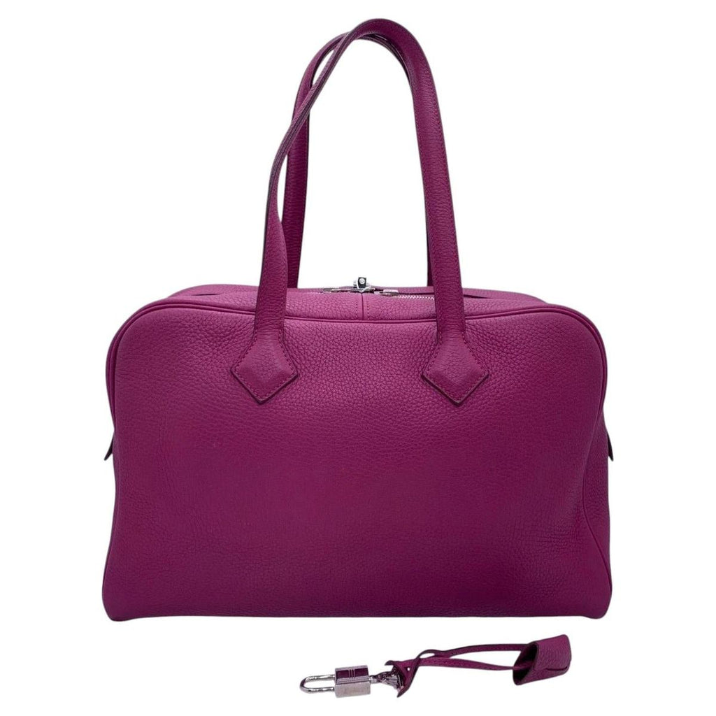 Hermès Victoria II 35 Vert de Gris front view