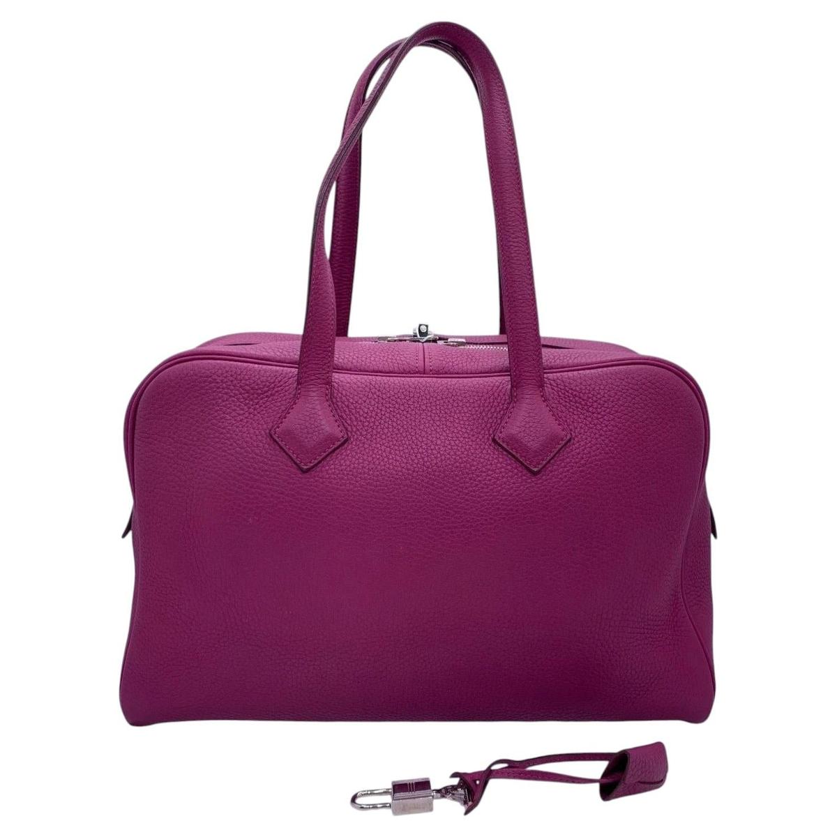 Hermès Victoria II 35 Vert de Gris front view