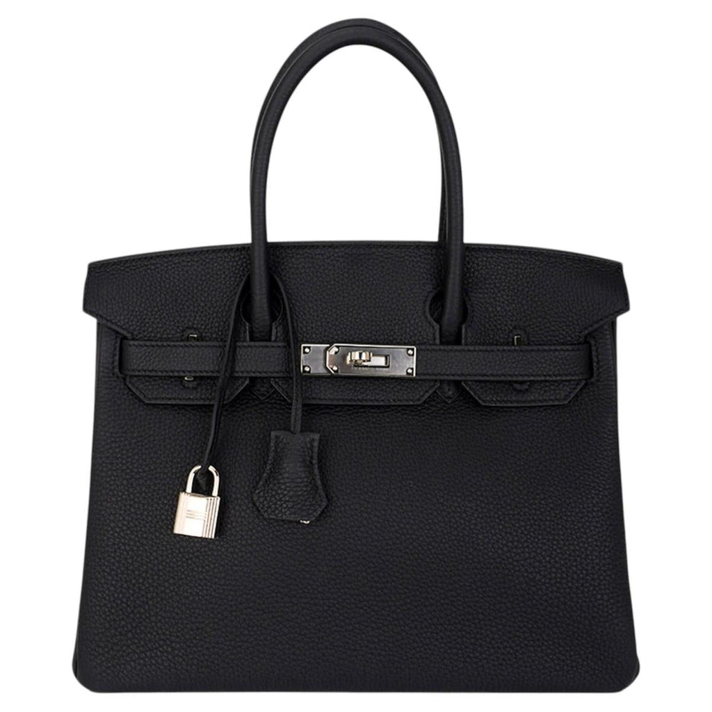 Hermès Birkin 30 Black Togo side view